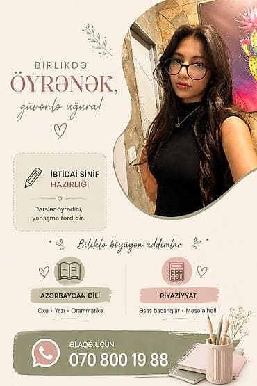 Təlim, kurslar: Məktəbəqədər və ibtidai sinif hazırlığı, Azərbaycan dili, Fərdi — 1