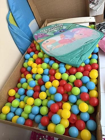 çadır ev: 500 e yaxin topdur Uşaq üçün “Dinosaur Family” top hovuzu və çadır — 3