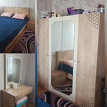 murebbe satisi: Yataq dəsti satılır 400₼. yaxşı vəziyyətdədir. Matrası var.Ünvan — 1