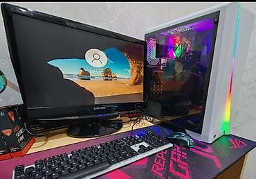Rgb white case i5 6500 3.20 Ghz (upto 3.60) AMD RX580 8gb 256 bit