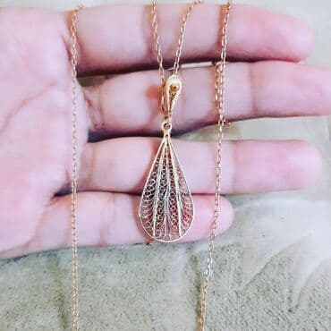 qaş sabitləyici: Boyunbağı, Sarı qızıl, 583 Əyar, 4200 g — 4