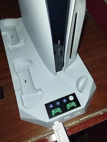 TV və video: PS5 üçün Multifunksional Soyuducu Fan 3 Rejimli soyutma ve 2 eleva — 1