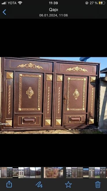 dəmir profil: Dəmir darvazalar, ikilik list,17 profillə yığılan keyfiyyətli nağd və — 11