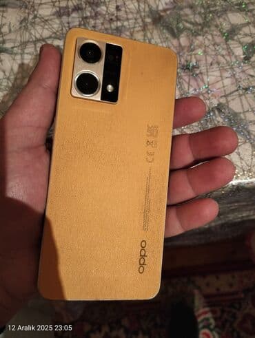 telfonlar: Oppo Reno7, 128 GB, rəng - Narıncı, Barmaq izi — 2