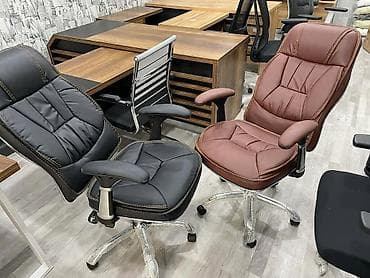 mebel satilir: Yeni, Təkərli, Qolları tənzimlənir, Dəri — 3