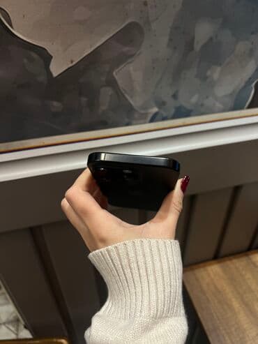 iphone 16 pro islenmis: IPhone 16 Pro, 256 GB, Black Titanium, Barmaq izi, Face ID, Zəmanət — 7