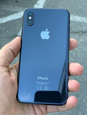 IPhone Xs, 64 GB, Midnight, Zəmanət, Face ID, Sənədlərlə