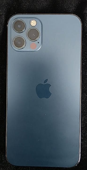 note 8 2021: IPhone 12 Pro, 128 GB, Pacific Blue, Simsiz şarj, Face ID — 2