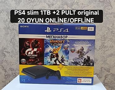 msi az: CUH-2208B ən son model Sony PS4 slim 1TB az işlənmiş-əla vəziyətdə — 1