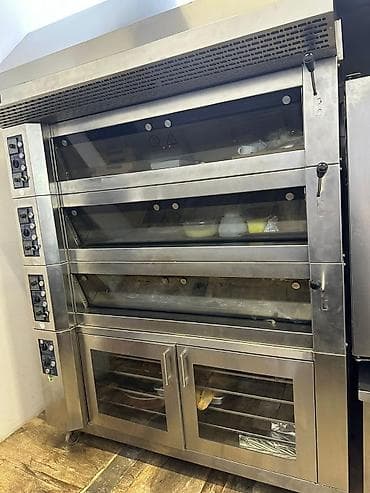 Elektrik soba, Çörək, Şirniyyət üçün, Pizza, 3 mərtəbəli, İşlənmiş