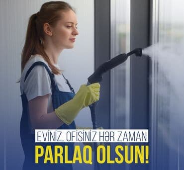 en yaxsi xalca yuma hansi: Təmizlik | Ofislər, Mənzillər, Evlər | Gündəlik təmizlik, Təmirdən sonra təmizlik, Pəncərələrin, fasadların yuyulması — 1