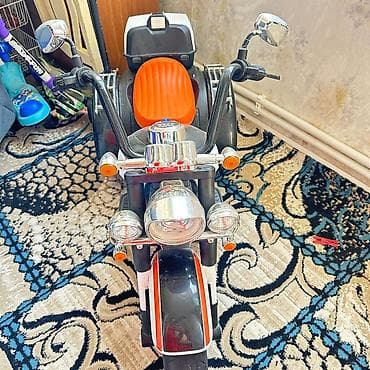 sukan oyunu: Uşaq üçün akkumulyatorlu üçtəkərli motosiklet - Dizayn: Chopper — 2