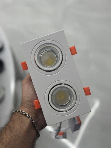 spot işıqlar qiyməti: Duroselli spot 4000k işıq rənginə sahib olan metal korpuslu, soyutmalı — 5