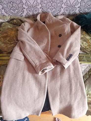 kaşmir paltolar: Palto, Zara, S, rəng - Bej — 2
