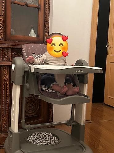 üst geyimi: Rəxşəndə🦋 Uşaq üçün Yemək masası satılır. Qiymət 130 manat. 3 — 1