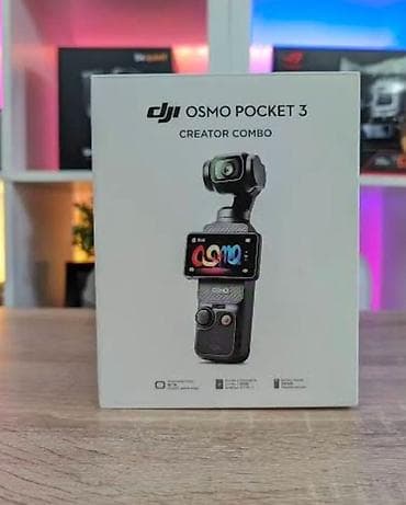 Foto və videokameralar: DJI Osmo Pocket 3 – Creator Combo - Kompakt, stabilizatorlu kamera: 3 — 1