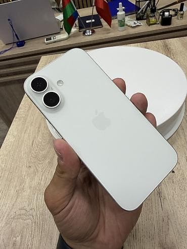 IPhone 16, 128 GB, Ağ, Simsiz şarj — 1