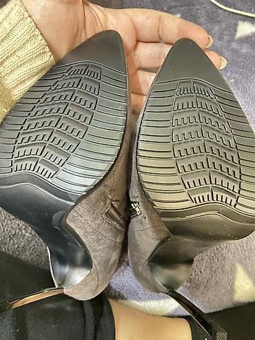 sapo: Çəkmə, Ölçü: 36, rəng - Boz, Yeni — 4