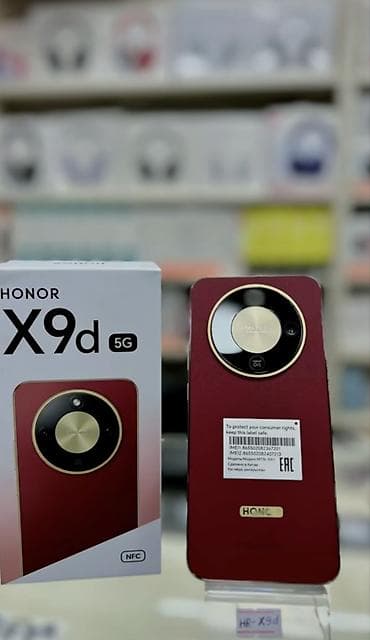 Honor X9d, 256 GB, rəng - Qırmızı, Zəmanət