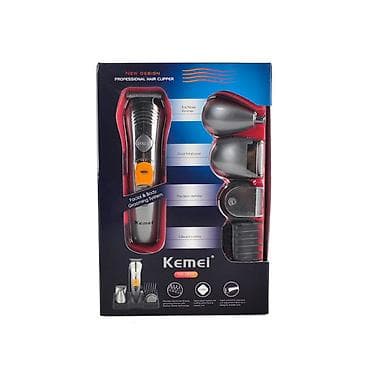 тример: Kemei 580A - Trimmer dəsti 7in1 Yüksək zaryadka saxlama qabiliyyəti — 7