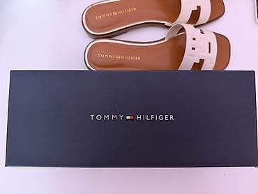 Basanoşka və səndəllər: Tommy Hilfiger, Ölçü: 37, rəng - Ağ, Yeni — 4