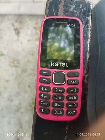 KGTEL KG105 düyməli mobil telefon - Rəng: Çəhrayı - Ekran: kiçik