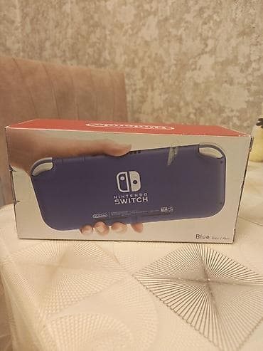 nintendo switch qiymeti: Nintendo Switch Lite (mavi) - Portativ oyun konsolu – yalnız əl — 3