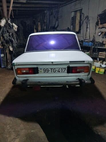 Коммерческий транспорт: Avtomobil: VAZ 2106 (Ağ rəng) Kuzov: Sedan, xrom moldinqlər, orijinal — 1