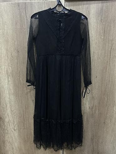 tul donlar: Qara midi/maksi don ( Türkiyə) - Rəng: tam qara - Stil — 1