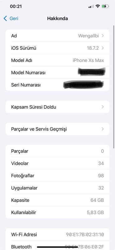 iphone 7 qeydiyyat qiymeti: IPhone Xs Max, 64 GB, Rose Gold, Simsiz şarj, Face ID — 6