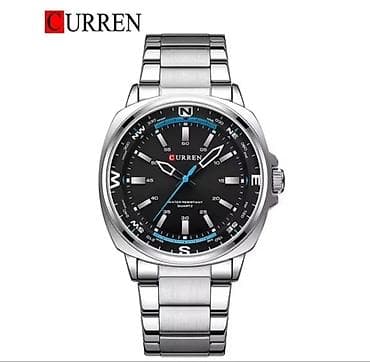 dizel saat: Yeni, Qol saatı, Curren, rəng - Gümüşü — 1