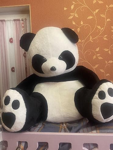 besik oyuncagi: Nəhəng ölçülü panda plyuş oyuncağı - Həqiqi panda rənglərində — 4