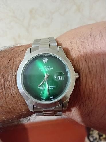 Наручные часы, Rolex, цвет - Зеленый — 2