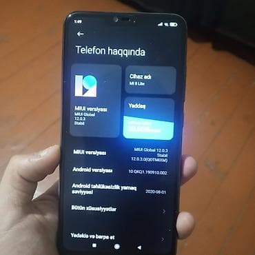 philips xenium 9@9d: Xiaomi Mi 8 Lite, 64 GB, rəng - Qara, 
 İki sim kartlı — 2