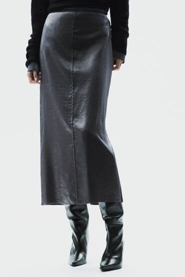 ikinci el notebook: Zara metalik etek. tezedir geyilmeyib — 1