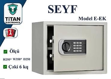 çant: Seyf Model E-EK ✅ Ölçü H250*W350*D250 ✅ Çəki 6 kq ✅ Kilidin acilişi — 1