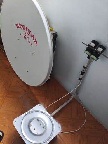 смарт бокс тв: Peyk TV komplekti - Antena: dairəvi “REGULAR 3D CINEMA” peyk qabı — 1