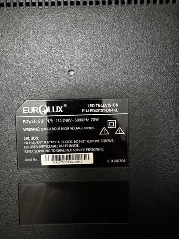 chevrolet cruze monitor: Televizor Eurolux LED ekran 43" — 3