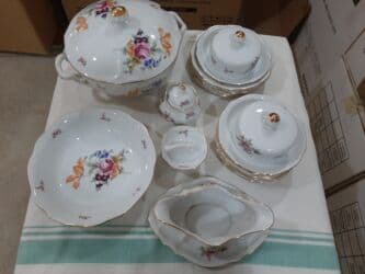 Nahar dəsti, rəng - Ağ, 6 nəfərlik, Çexiya