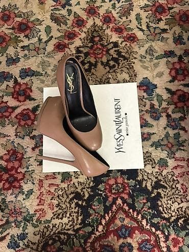 ysl ayaqqabi: Yves Saint Laurent qadın tufliləri - Model: Klassik platformalı — 1