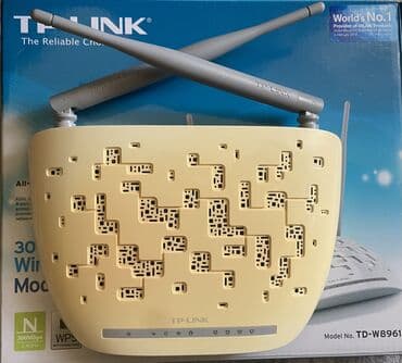 ucuz modem: TP-Link Modem ADSL İşləkdir. Rəngi üstünə kitab qoyulduğu üçün — 2
