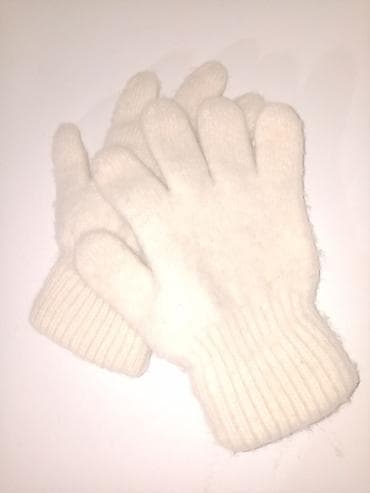 Sviterlər: Yun əlcək. ağ rəng. əl işi — 6