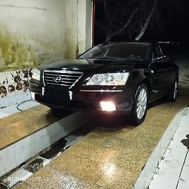 cruze diskleri: Hyundai Sonata sedan – qara rəngli, klassik dizayn. Texniki və xarici — 6