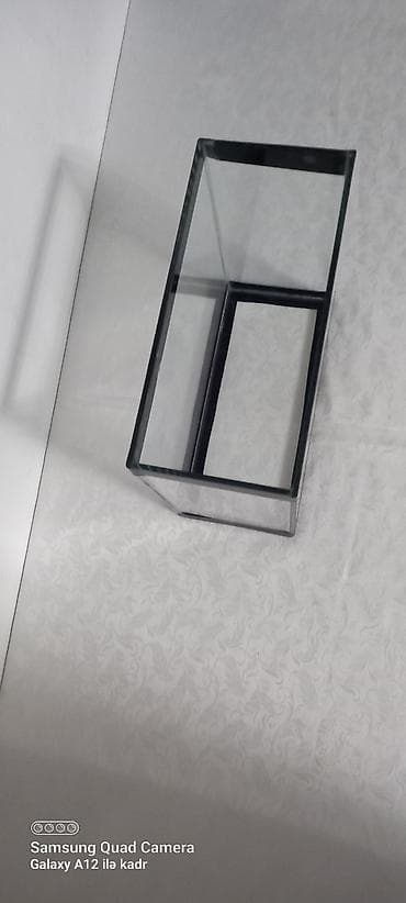 su heyvanlari: Salam akvariumun ölçüləri uzunu 30 sm . hündürü 26 sm . eni 15 sm — 4