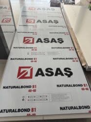 Alkopan “ASAŞ” oda davamlı Ölçüsü:1250x3200 Qalınlığı:4mm Reng:Ral