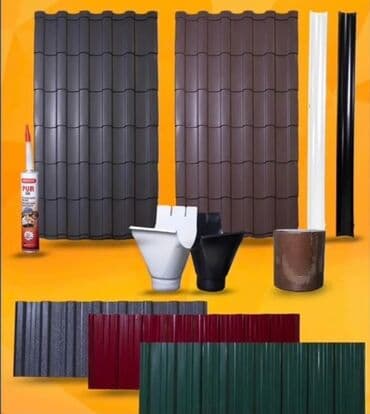 Məişət kimyəvi maddələri: Metal dam örtükləri, Pulsuz çatdırılma, Zəmanətli, Kredit var — 6