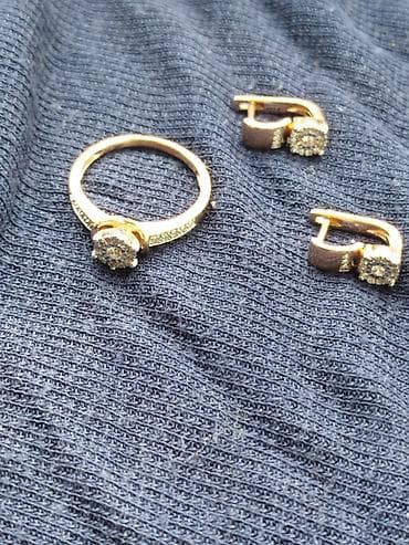 apple watch 7: Dəstə daxildir: Üzük, Sırğa, Sarı qızıl, 585 Əyar — 7