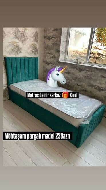 işlənmiş yataq destleri: Yeni, Təknəfərlik çarpayı — 1