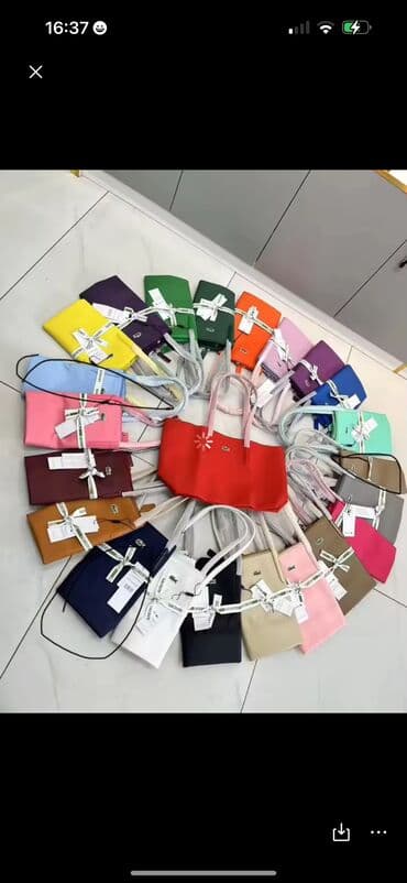 qaşlı çanta: Çiyin çantası, Lacoste, Yeni — 1