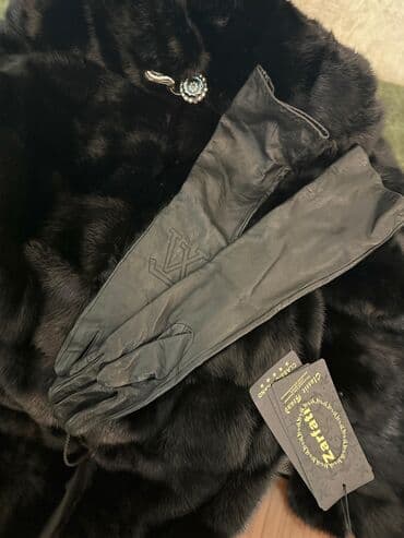 Digər qadın geyimləri: Kürk, L, rəng - Qara — 8